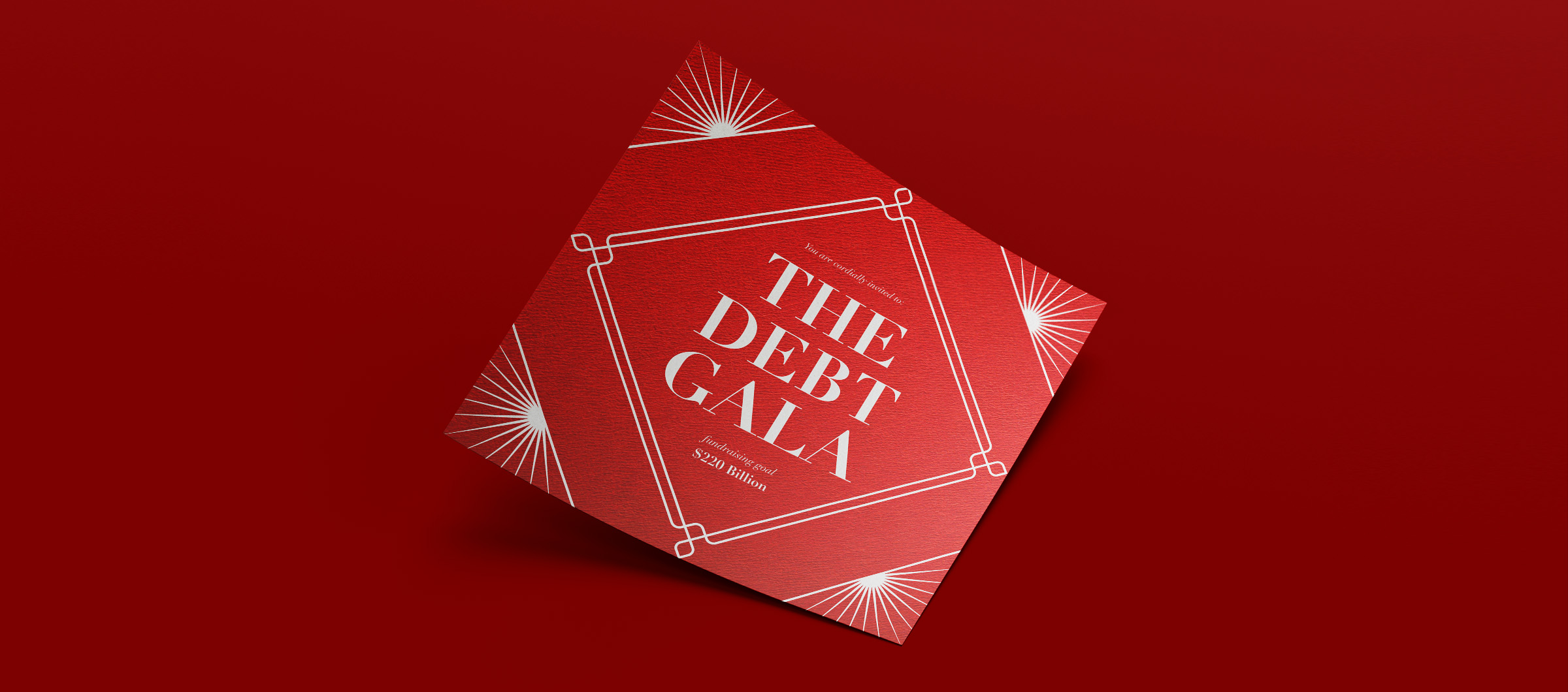 Your Invitation to the Debt Gala