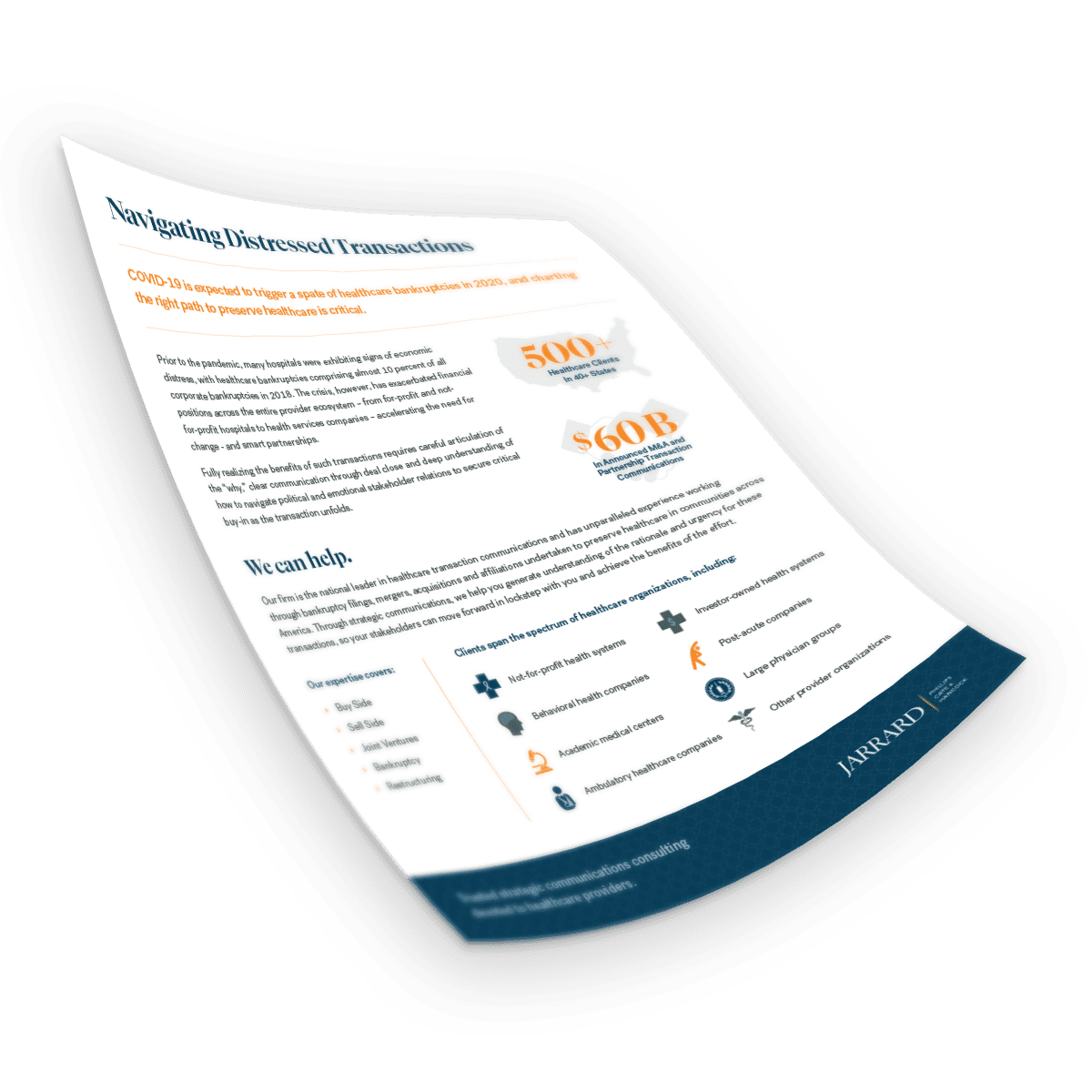 Navigating Distress Navigating Distressed Transactions - Jarrard Inc